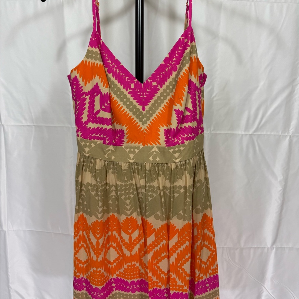 Trina Turk Pink and Orange Mini Dress
